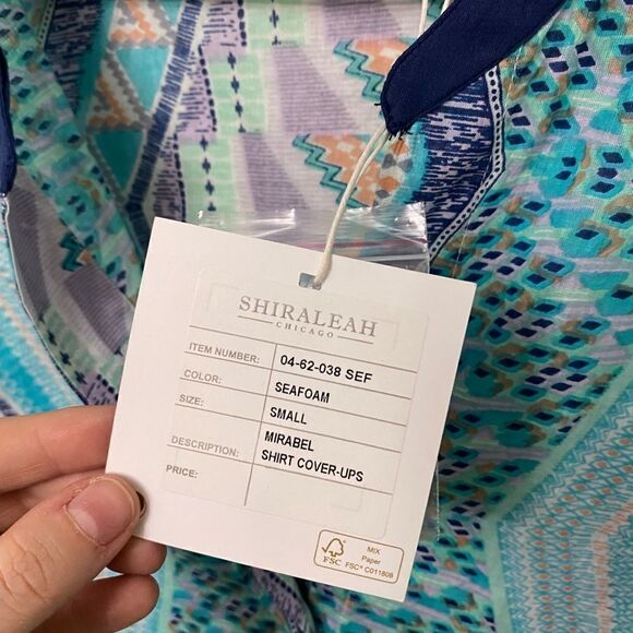 SHIRALEAH Chicago Mirabel Shirt Cover-Up - Picture 6 of 7